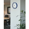 Zentime 36 Cm Navy Blue Decorative Wall Clock