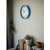 Zentime 36 Cm Blue Decorative Wall Clock