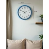 Zentime 36 Cm Mavi Dekoratif Duvar Saati