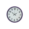 Zentime 36 Cm Purple Decorative Wall Clock