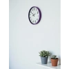Zentime 36 Cm Purple Decorative Wall Clock