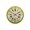 Zentime 36 Cm Sarı Dekoratif Duvar Saati