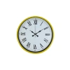 Zentime 36 Cm Sarı Dekoratif Duvar Saati