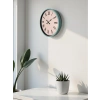 Zentime 36 Cm Turkuaz Dekoratif Duvar Saati