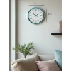 Zentime 36 Cm Turkuaz Dekoratif Duvar Saati