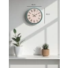 Zentime 36 Cm Turkuaz Dekoratif Duvar Saati