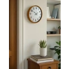 Zentime 36 Cm Orange Decorative Wall Clock