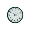 Zentime 36 Cm Green Decorative Wall Clock