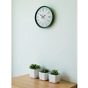 Zentime 36 Cm Yeşil Dekoratif Duvar Saati