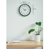 Zentime 36 Cm Yeşil Dekoratif Duvar Saati