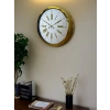 Zentime 40 Cm Gold Lüks Duvar Saati