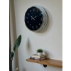 Zentime 40 Cm Krom Şık Duvar Saati