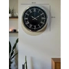 Zentime 40 Cm Krom Şık Duvar Saati
