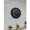 Zentime 40 Cm Siyah Şık Duvar Saati
