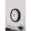 Zentime 40 Cm Black Elegant Wall Clock