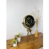 Zentime Eskitme Vintage Üç Ayaklı Duvar Saati