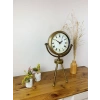 Zentime Eskitme Vintage Üç Ayaklı Masa Saati