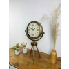 Zentime Eskitme Vintage Üç Ayaklı Masa Saati