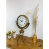 Zentime Eskitme Vintage Üç Ayaklı Masa Saati