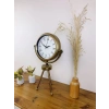 Zentime Eskitme Vintage Üç Ayaklı Masa Saati