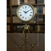 Zentime Eskitme Vintage Üç Ayaklı Masa Saati