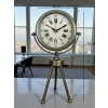 Zentime Eskitme Vintage Üç Ayaklı Masa Saati