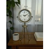 Zentime Eskitme Vintage Üç Ayaklı Masa Saati