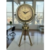 Zentime Eskitme Vintage Üç Ayaklı Masa Saati