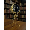 Zentime Gold Lüks Üç Ayaklı Masa Saati