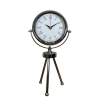 Zentime Krom Şık Üç Ayaklı Masa Saati
