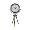 Zentime Krom Şık Üç Ayaklı Masa Saati
