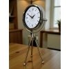 Zentime Krom Şık Üç Ayaklı Masa Saati