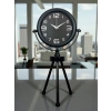 Zentime Siyah Zarif Üç Ayaklı Masa Saati