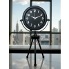 Zentime Siyah Zarif Üç Ayaklı Masa Saati