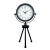 Zentime Siyah Zarif Üç Ayaklı Masa Saati