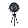 Zentime Siyah Zarif Üç Ayaklı Masa Saati