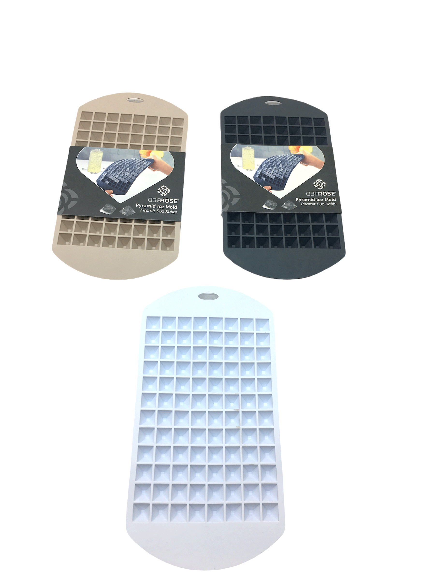 MİNİ PİRAMİT SİLİKON BUZLUK KALIP (5365)