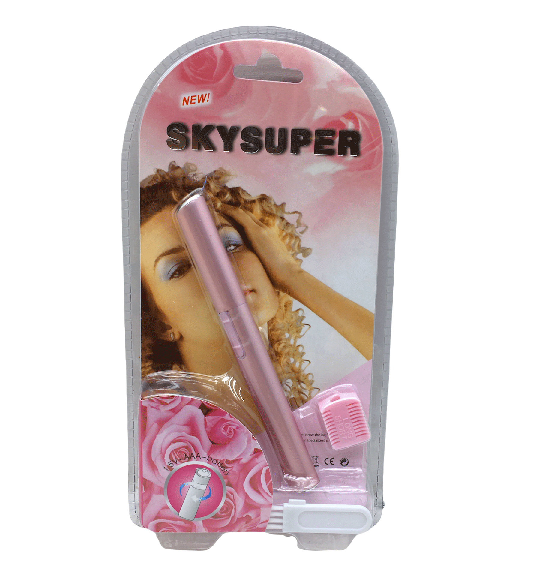 SKYSUPER PEMBE PİLLİ YANAK KIL ALMA MAKİNASI (5365)