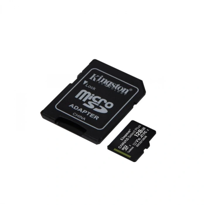 128 GB KINGSTON CANVAS SELECT PLUS MICRO SD CARD CL10 SDCS2/128GB