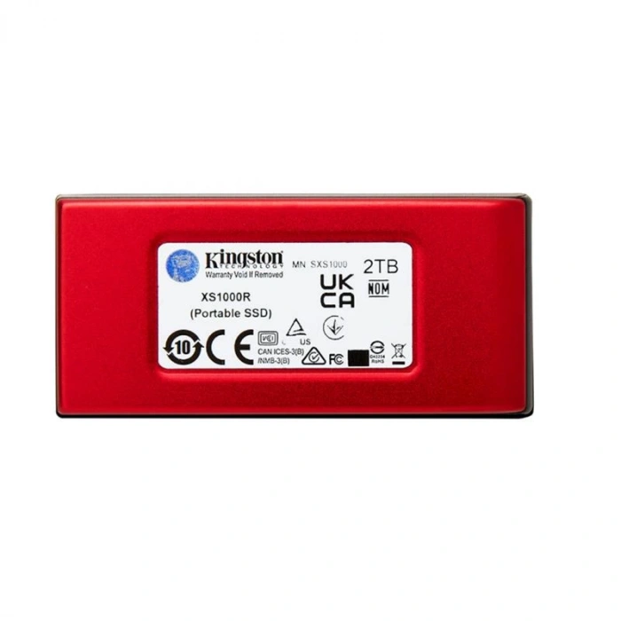 2 TB KINGSTON XS1000 USB3.2 GEN2 KIRMIZI SSD SXS1000R/2000G