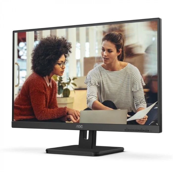 27 AOC 27E3UM/BK 4MS 75MHZ 1XVGA 1XHDMI 1XDP FHD 1920X1080 USB3.2 HOPARLÖR ÇERÇEVESİZ DÜŞÜK MAVI IŞIK VESA SİYAH