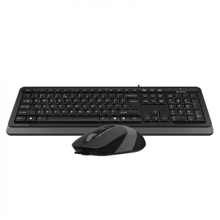 A4 Tech F1010 Q Usb Gri Mm Kablolu Klavye Mouse Set