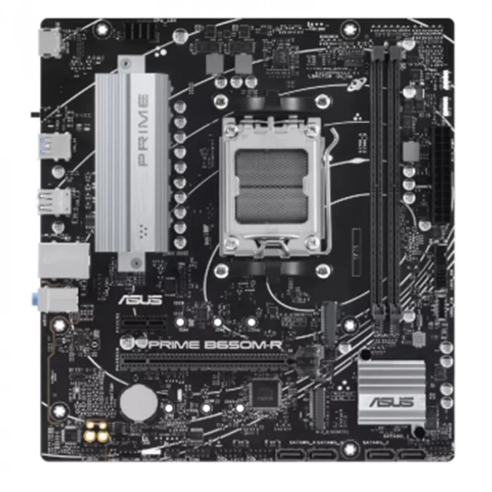 Asus Prıme B650m-r Ddr5 7200mhz 1xhdmı 2xm.2 Usb3.2 Matx Am5 (amd Am5 9000/8000/7000 Serileri İle Uyumlu)