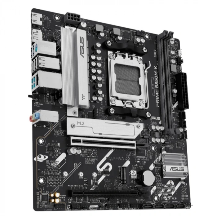 Asus Prıme B850m-k Ddr5 8400mhz 1xhdmı 1xdp 2xm.2 Usb2.0 Matx Am5(amd Am5 9000/8000/7000 Serileri İle Uyumlu)