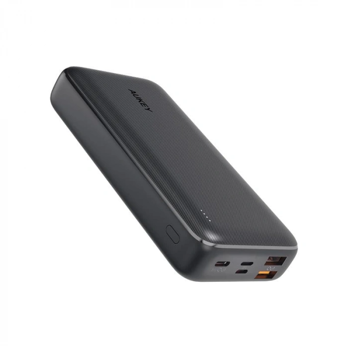 Aukey Pb-n74s-bk 22.5w 20000 Mah Pd Qc 3.0 Powerbank
