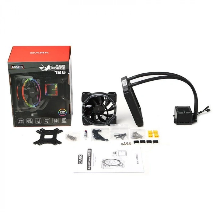 Dark AQuaforce W126 120mm Fıxed Rgb Ledli Sıvı Soğutma İşlemci