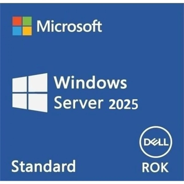 Dell Wındows Server 2025 Standart W2k25std-rok 634-cvfm