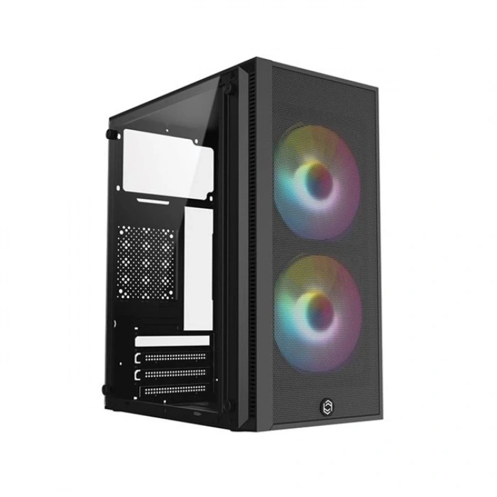 Frısby Fc-8970g 300w 2x Raınbow Fan Mını Tower Gaming Siyah Kasa