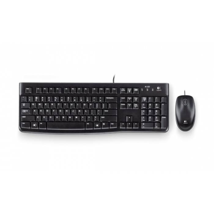 LOGITECH MK120 TR Q USB KABLOLU KLAVYE VE MOUSE SET SIYAH 920-002560