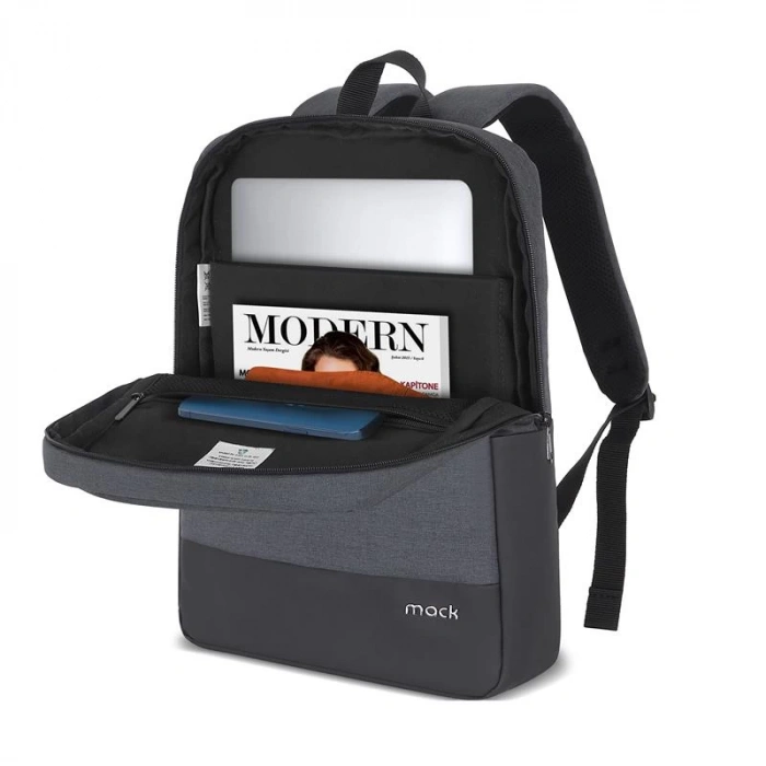 MACK MCE-1103 15.6 UNICITY ECO NOTEBOOK SIRT ÇANTASI SİYAH